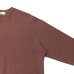 画像4: alvana（アルヴァナ）空紡 L/S TEE SHIRTS（空紡ロングスリーブTシャツ）/ Red Brown（レッドブラウン）