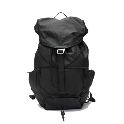 画像1: ELLIKER（エリカー）Wharfe（ワーフェ）"Flapover Backpack" / Black（ブラック）