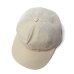 画像4: KAPTAIN SUNSHINE（キャプテンサンシャイン）Washi Mesh BB Cap（和紙メッシュベースボールキャップ）"Made by  KIJIMA TAKAYUKI" / Beige（ベージュ）