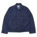 画像1:  Post O'Alls（ポストオーバーオールズ）Mechanic Blouse 2（メカニックブラウス2）”8oz Denim Deep Wash" / Indigo（インディゴ） (1)