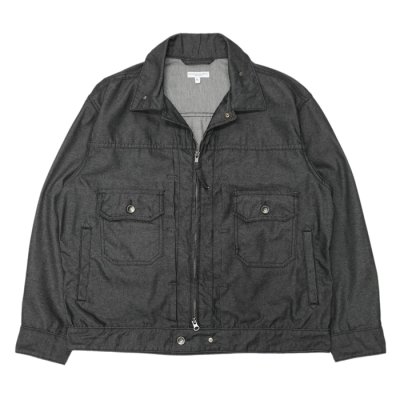 画像1: ENGINEERED GARMENTS（エンジニアードガーメンツ）Trucker Jacket（トラッカージャケット）"CP Denim" / Black（ブラック）