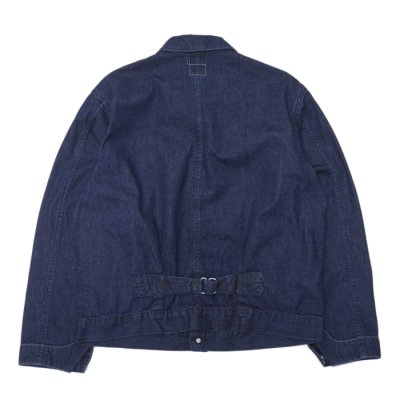 画像2:  Post O'Alls（ポストオーバーオールズ）Mechanic Blouse 2（メカニックブラウス2）”8oz Denim Deep Wash" / Indigo（インディゴ）