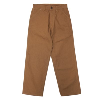 画像2: *A VONTADE（アボンタージ）C/H Painter Pants（コットンヘンプペインターパンツ）”Cotton Hemp Duck" / Brown（ブラウン）【裾上げ無料】