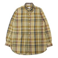 ENGINEERED GARMENTS（エンジニアードガーメンツ）19 Century BD Shirt （19 センチュリーボタンダウンシャツ）"Madras Print"/ Olive（オリーブ）