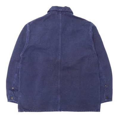 画像2: KAPTAIN SUNSHINE（キャプテンサンシャイン）Coverall Jacket（カバーオールジャケット）"Cotton Hemp Heavy OXFord Garment Dye" / Navy Blue（ネイビーブルー）