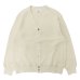 画像1: Yonetomi NEW BASIC（ヨネトミニューベーシック）GIMA COTTON KNIT CARDIGAN（ギマコットンニットカーディガン）/ Ecru（エクリュ） (1)