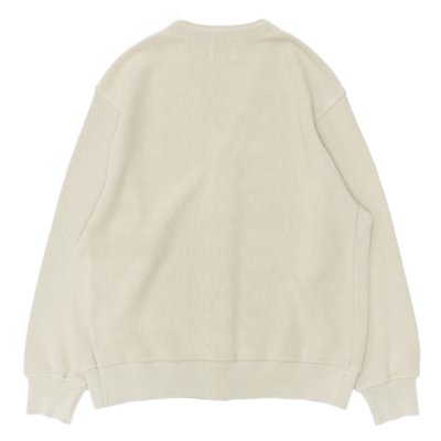 画像2: Yonetomi NEW BASIC（ヨネトミニューベーシック）GIMA COTTON KNIT CARDIGAN（ギマコットンニットカーディガン）/ Ecru（エクリュ）