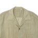 画像3: KAPTAIN SUNSHINE（キャプテンサンシャイン）Open Collered Shirt（オープンカラーシャツ） / Beige Stripe（ベージュストライプ）