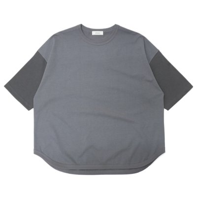 画像1: alvana（アルヴァナ）20/- Baseball Tee Shirt （20/ ベースボールTシャツ）/ Smoke Grey（スモークグレー）