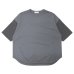 画像1: alvana（アルヴァナ）20/- Baseball Tee Shirt （20/ ベースボールTシャツ）/ Smoke Grey（スモークグレー） (1)