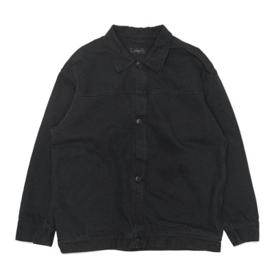 画像1: alvana（アルヴァナ）NATURAL TWILL SHORT JACKET（ナチュラルツイルショートジャケット）/ INK Black（インクブラック）