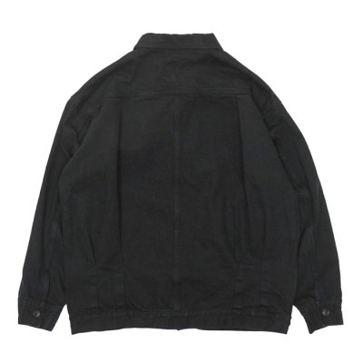 画像2: alvana（アルヴァナ）NATURAL TWILL SHORT JACKET（ナチュラルツイルショートジャケット）/ INK Black（インクブラック）