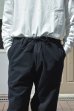 画像9: alvana（アルヴァナ）NATURAL TWILL EASY PANTS（ナチュラルツイル イージーパンツ）/ INK Black（インクブラック）