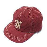 felco（フェルコ）NEW SHAPE TWILL STONE WASHED BB CAP （ニューシェイプツイル ストーンウォッシュドベースボールキャップ）”W/OLD FONT "F" FELT” / Burgundy（バーガンディ）