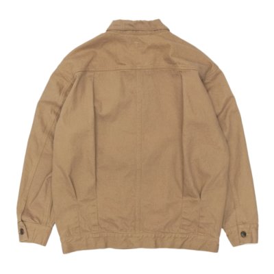 画像2: alvana（アルヴァナ）NATURAL TWILL SHORT JACKET（ナチュラルツイルショートジャケット）/ Brown（ブラウン）