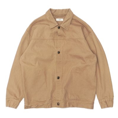 画像1: alvana（アルヴァナ）NATURAL TWILL SHORT JACKET（ナチュラルツイルショートジャケット）/ Brown（ブラウン）