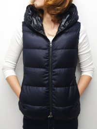 【OUTLET】DUVETICA -Women-（デュベティカ）FEBEDUE-wool（フェベドゥエウール）/176000（ultrablu melange）ネイビー※サイズ38のみ