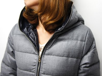 画像1: 【OUTLET】DUVETICA "Women"（デュベティカ）ACE-wool（アチェウール）/190400（silver melange）シルバーグレー※サイズ42のみ