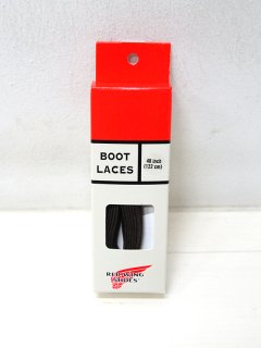 RED WING（レッドウィング）FLAT WAXED SHOE LACES（フラットワックスドシューレース）122cm（7ホール対応）/Brown（ブラウン）※メール便発送可※