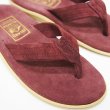 画像6: ISLAND SLIPPER（アイランドスリッパ）PT203 レザートングサンダル/Burgundy Suede（バーガンディスエード） (6)