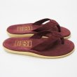 画像4: ISLAND SLIPPER（アイランドスリッパ）PT203 レザートングサンダル/Burgundy Suede（バーガンディスエード） (4)