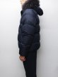 画像2: 【OUTLET】DUVETICA（デュベティカ）VEGACINQUE（ベガチンクエ）Grey Fur-FinRacoon/770（blu navy）ネイビー※サイズ48のみ (2)