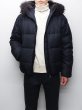 画像4: 【OUTLET】DUVETICA（デュベティカ）VEGACINQUE（ベガチンクエ）Grey Fur-FinRacoon/999（nero）ブラック※サイズ48のみ (4)