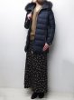 画像5: 【OUTLET】DUVETICA "Women"（デュベティカ）BLODWEN（ブロドウェン）Grey Fur-FinRacoon/770（blu navy）ネイビー※サイズ42のみ (5)