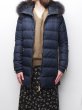 画像4: 【OUTLET】DUVETICA "Women"（デュベティカ）BLODWEN（ブロドウェン）Grey Fur-FinRacoon/770（blu navy）ネイビー※サイズ42のみ (4)