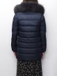 画像3: 【OUTLET】DUVETICA "Women"（デュベティカ）BLODWEN（ブロドウェン）Grey Fur-FinRacoon/770（blu navy）ネイビー※サイズ42のみ (3)