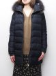 画像4: 【OUTLET】DUVETICA "Women"（デュベティカ）BLODWEN（ブロドウェン）Grey Fur-FinRacoon/999（nero）ブラック (4)