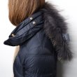 画像9: 【OUTLET】DUVETICA "Women"（デュベティカ）BLODWEN（ブロドウェン）Grey Fur-FinRacoon/999（nero）ブラック (9)