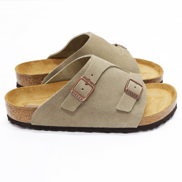 画像1: BIRKENSTOCK（ビルケンシュトック）ZURICH（チューリッヒ）"ソフトフットベッド"/Taupe Suede（トープスエード） (1)