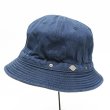 画像1: DECHO（デコー）STANDARD KOME HAT（スタンダードコメハット）10oz DENIM/Blue（ブルー） (1)