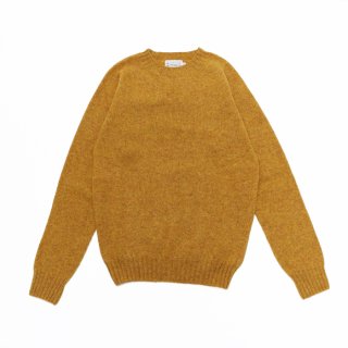 INVERALLAN（インバーアラン）Crew Neck Saddle Shoulder Sweater（クルーネックサドルショルダーセーター）Supersoft  Shetland/Jaffa（オレンジ） - タイガース・ブラザース本店オンラインショップ