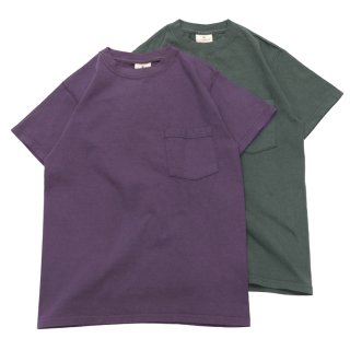 Goodwear（グッドウェア）Short Sleeve Crew Neck Pocket Tee（ショートスリーブクルーネックポケット付Tシャツ）/Moss  Green（モスグリーン） - タイガース・ブラザース本店オンラインショップ