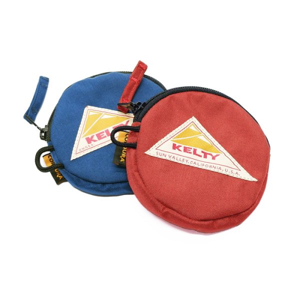 画像1: KELTY（ケルティ）CIRCLE COIN CASE2（サークルコインケース2）/New Red（ニューレッド）・New Blue（ニューブルー） (1)