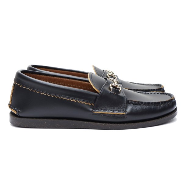 画像1: YUKETEN（ユケテン）Bit Loafer（ビットローファー）Camp Sole/Black（ブラック） (1)