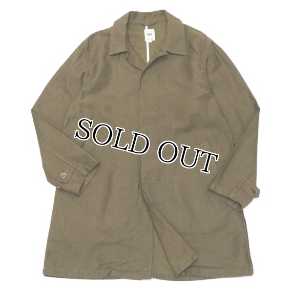 画像1: 30%OFF！！F.O.B FACTORY（エフオービーファクトリー）FRENCH BASK COAT（フレンチバスクコート）CL DOUBLECLOTH BACK SATIN/Olive（オリーブ） (1)