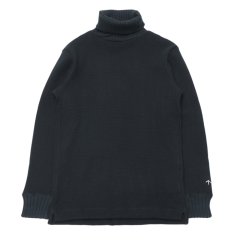 Nigel Cabourn（ナイジェル・ケーボン）TURTLE NECK SHIRT（タートルネックシャツ）WAFFLE/Dark Navy（ダークネイビー）