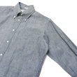 画像4: INDIVIDUALIZED SHIRTS（インディビジュアライズドシャツ）Classic Fit B.D. Shirt（クラシックフィットボタンダウンシャツ）"RIGID CHAMBRAY"/Blue（ブルー） (4)