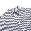 画像3: *A VONTADE（アボンタージ）Banded Collar Shirts（バンドカラーシャツ）Cotton Linen Chambray/Navy Stripe（ネイビーストライプ） (3)