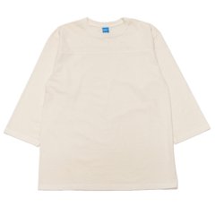 Good On（グッドオン）80's FOOTBALL Tee（80'sフットボールTシャツ）"Pigment Dye"/Natural（ナチュラル）