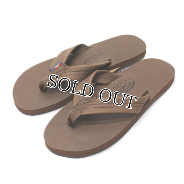 画像1: Rainbow Sandals（レインボーサンダル）Single Layer Classic Leather Sandal（シングルレイヤークラシックレザーサンダル）/Mocha（モカ） (1)