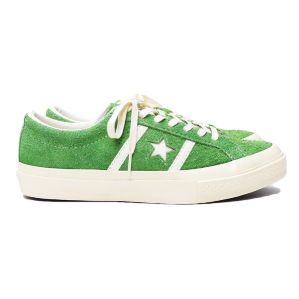 画像1: CONVERSE（コンバース）STAR&BARS（スター&バーズ）US SUEDE/Bright Green（ブライトグリーン） (1)