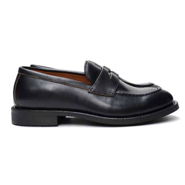 画像1: WHEEL ROBE（ウィールローブ）HEAVY STITCHING LOAFER（ヘビーステッチングローファー）/Black（ブラック） (1)