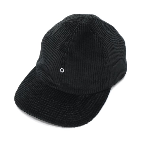 画像1: Post O'Alls（ポストオーバーオールズ）POST Ball Cap（ポスト・ボールキャップ）Widewale Cords/Black（ブラック） (1)