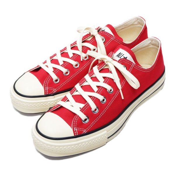 CONVERSE（コンバース）CANVAS ALL STAR J OX（キャンバスオールスターJ OX）/Red（レッド） -  タイガース・ブラザース本店オンラインショップ