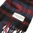 画像3: Johnstons of Elgin（ジョンストンズオブエルガン）ASYMMETRIC TARTAN CHECK SCARF（タータンチェックスカーフ）CASHMERE/Angus（アンガス）・House Check（ハウスチェック）・Blackwatch（ブラックウォッチ） (3)