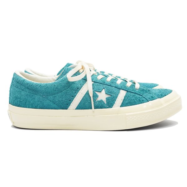 画像1: CONVERSE（コンバース）STAR&BARS（スター&バーズ）US SUEDE/Turquoise（ターコイズ） (1)